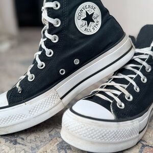 Converse Black & White Chuck Taylor High Top Sneakers